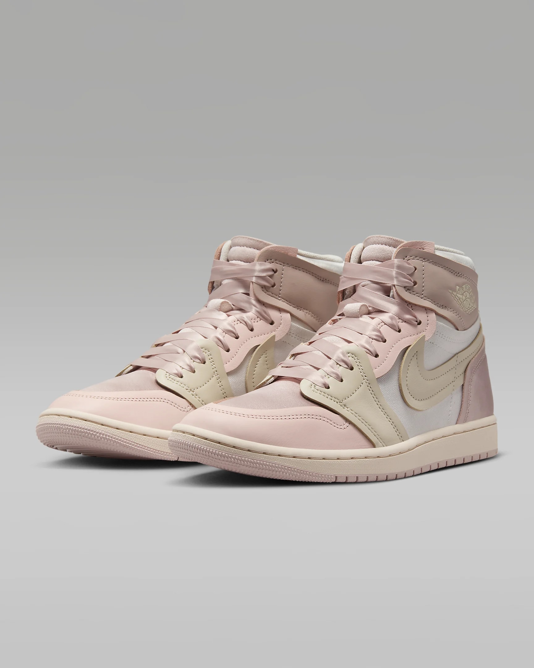 Air Jordan 1 High Method of Make Wmns "Pink Oxford"