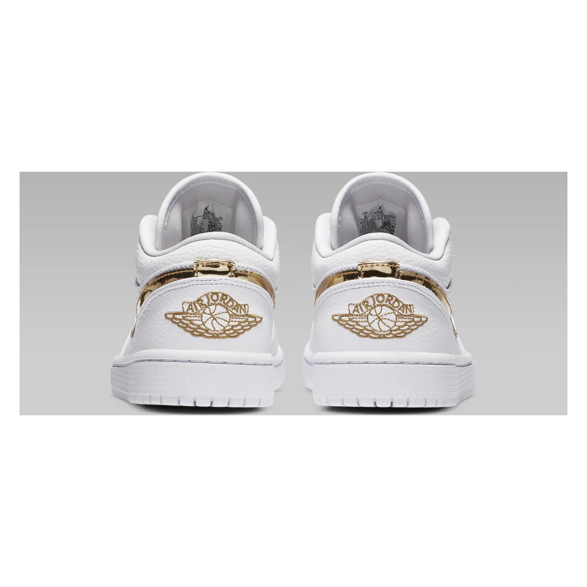 Air Jordan 1 Low SE Wmns "White Metallic Gold"