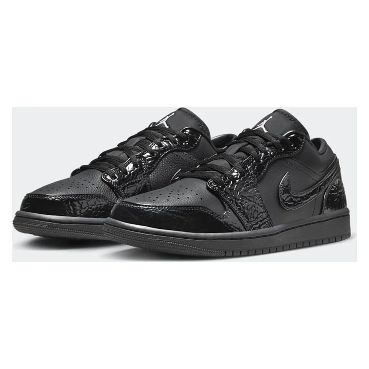 Air Jordan 1 Low Wmns "Black Croc"