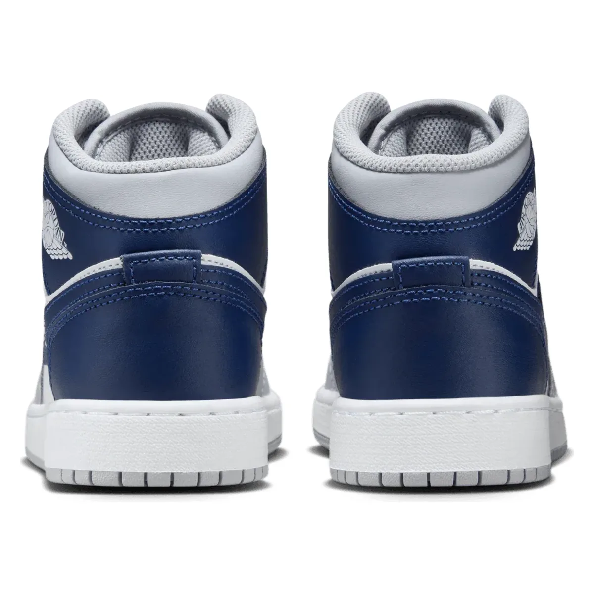Air Jordan 1 Mid GS "Wolf Grey / Midnight Navy"