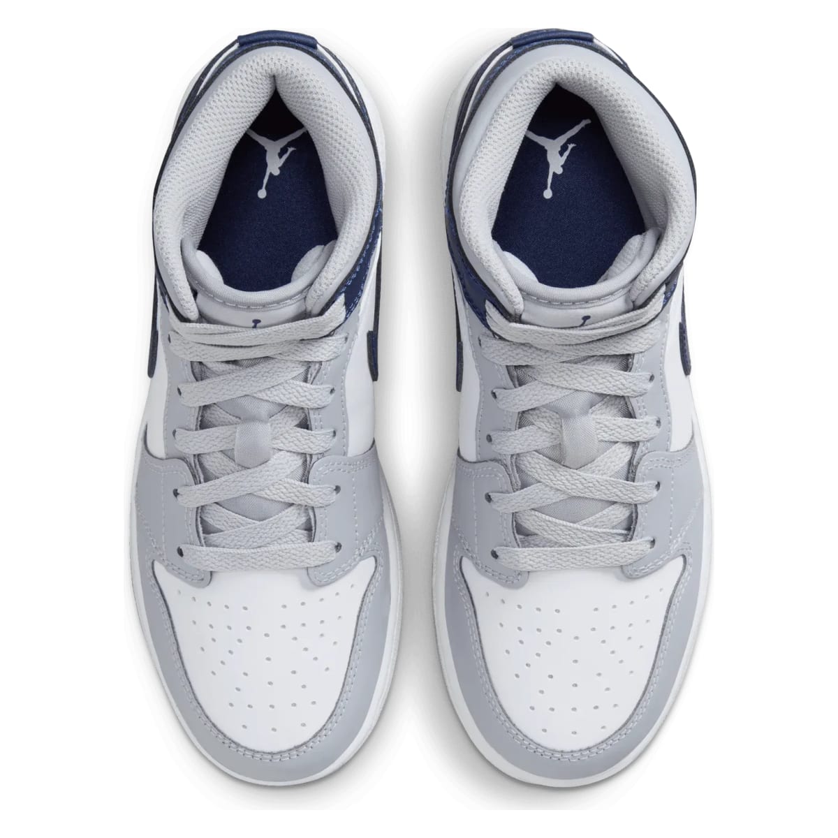 Air Jordan 1 Mid GS "Wolf Grey / Midnight Navy"