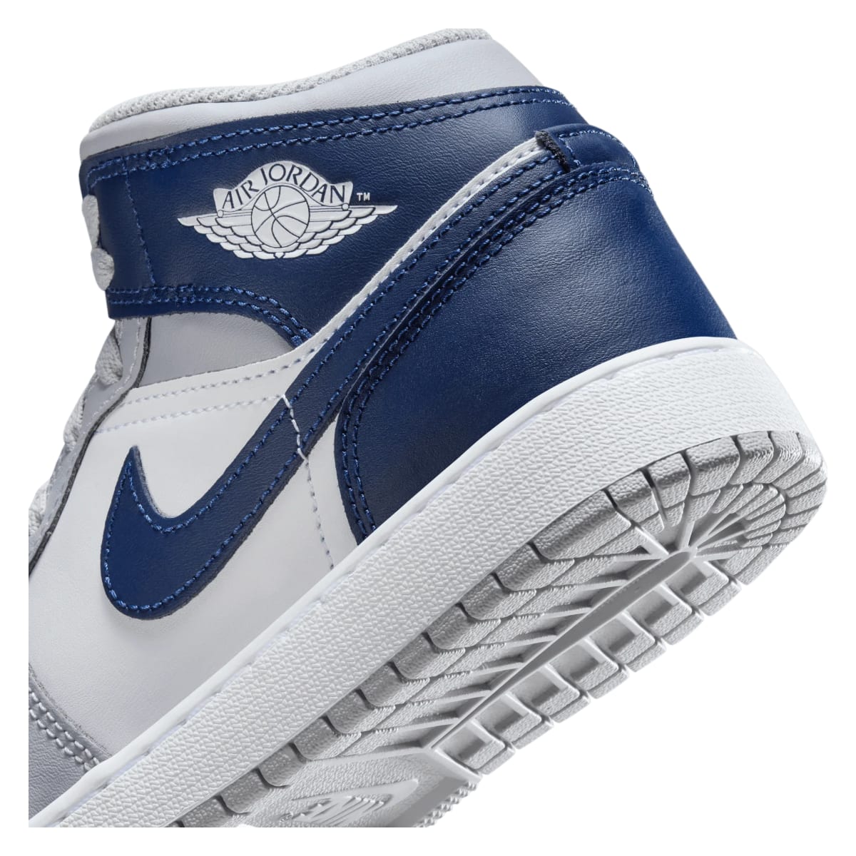 Air Jordan 1 Mid GS "Wolf Grey / Midnight Navy"