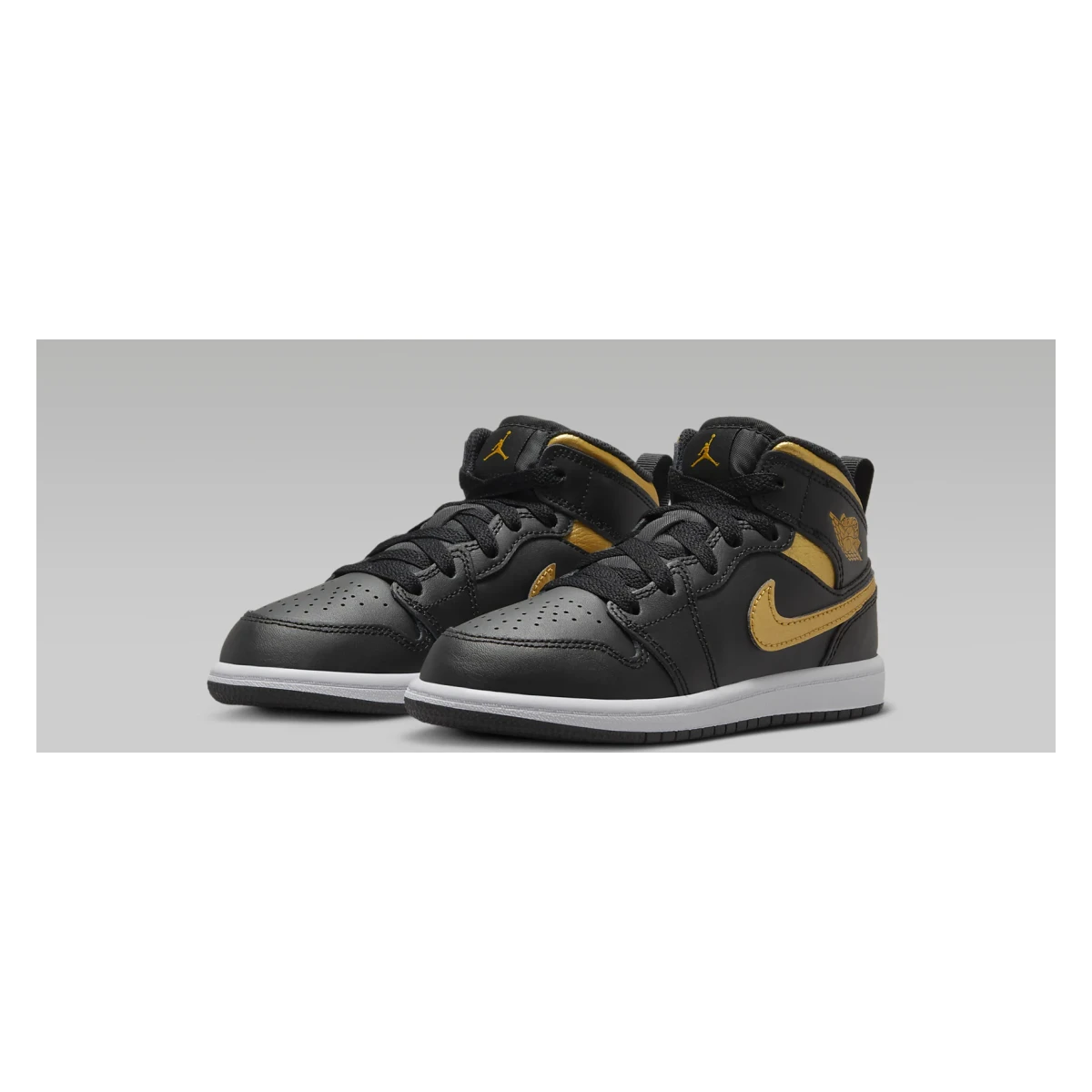 Air Jordan 1 Mid PS "Black Metallic Gold"