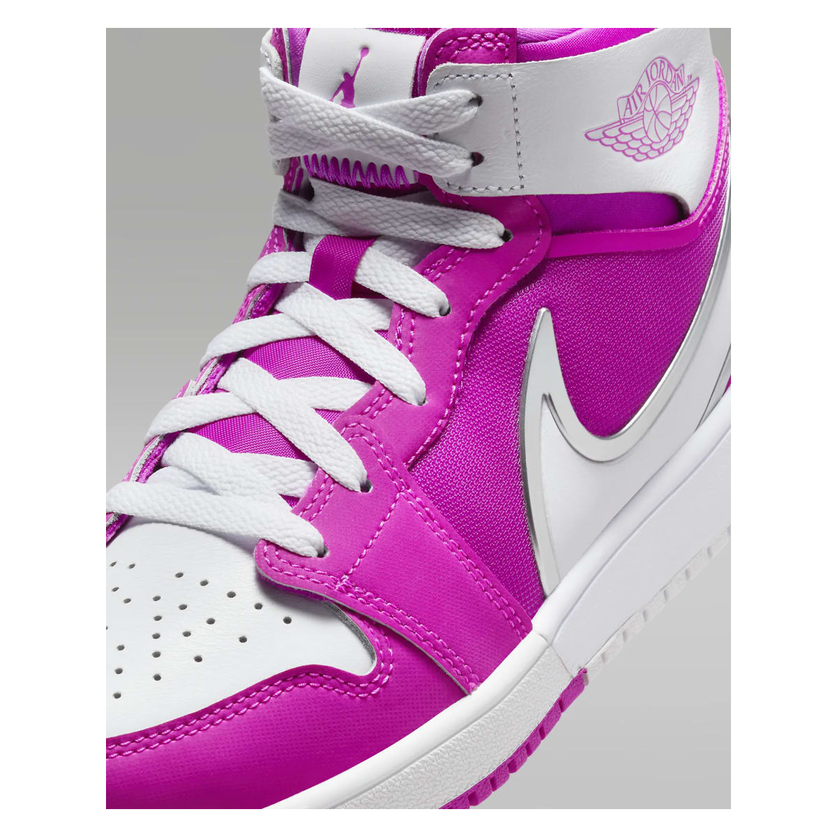 Air Jordan 1 Mid RM EasyOn GS "Fire Pink"