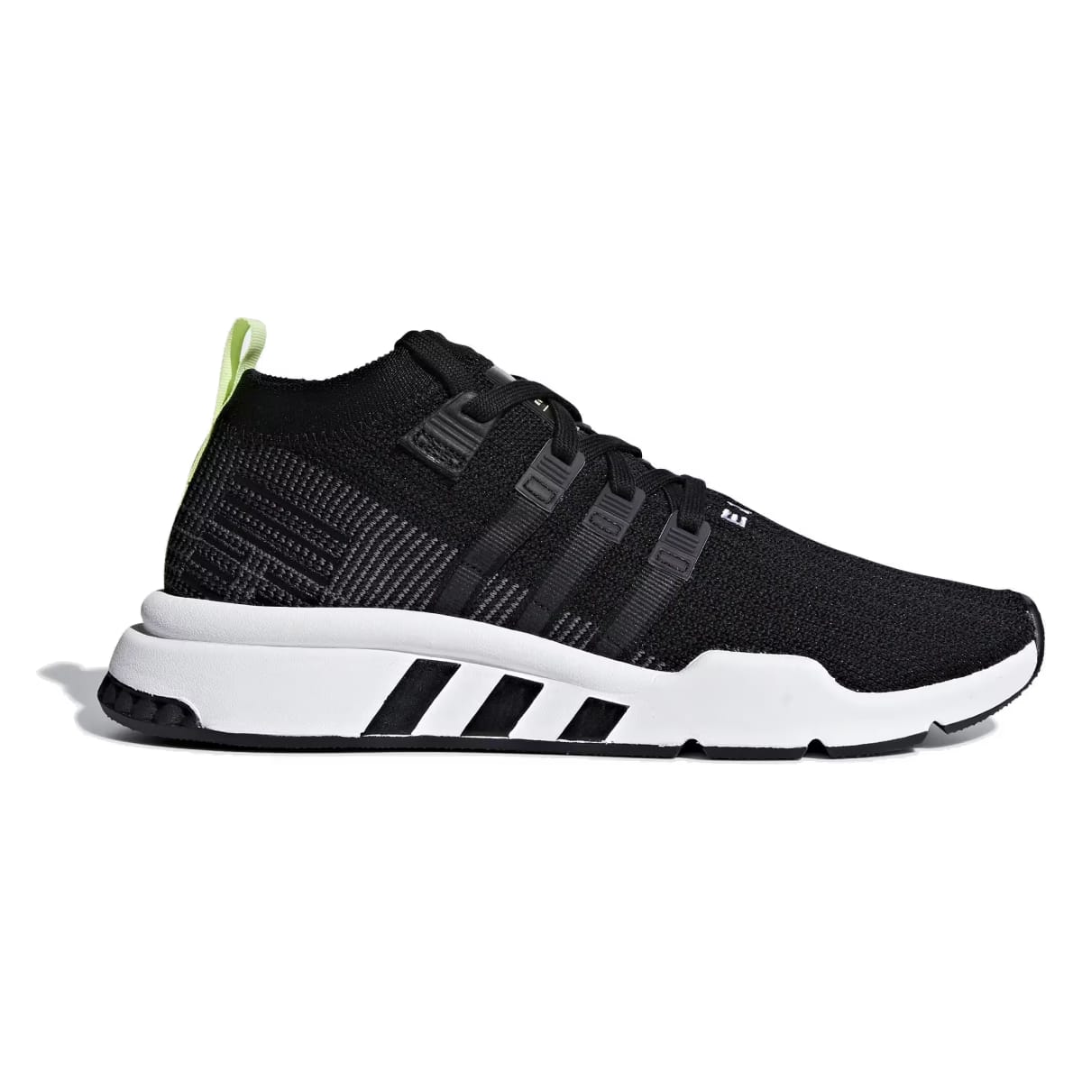 adidas EQT Support Mid ADV Primeknit Core Black Grey Five Cloud White