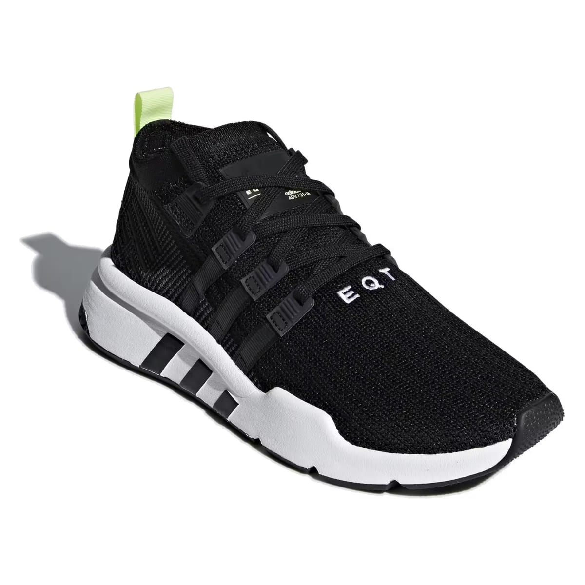 adidas EQT Support Mid ADV Primeknit Core Black Grey Five Cloud White