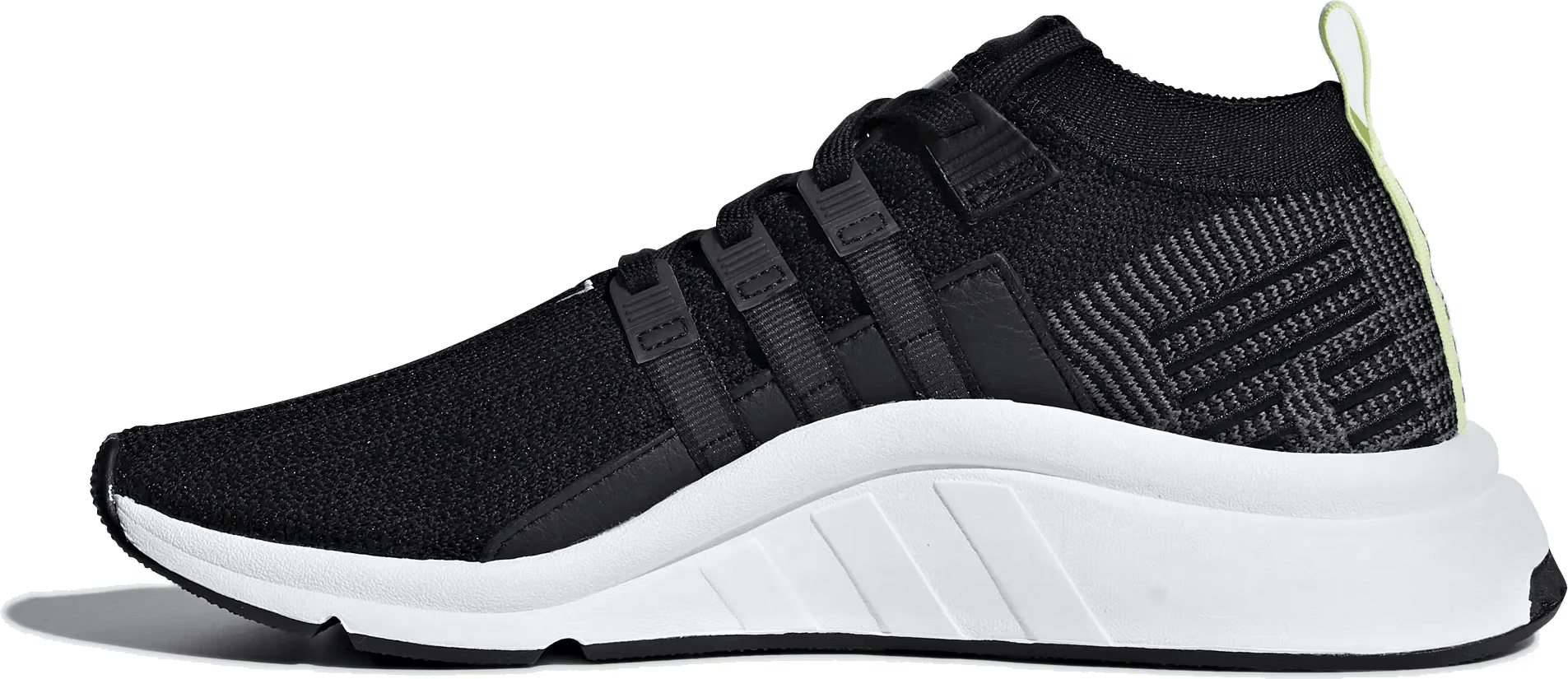 adidas EQT Support Mid ADV Primeknit Core Black Grey Five Cloud White