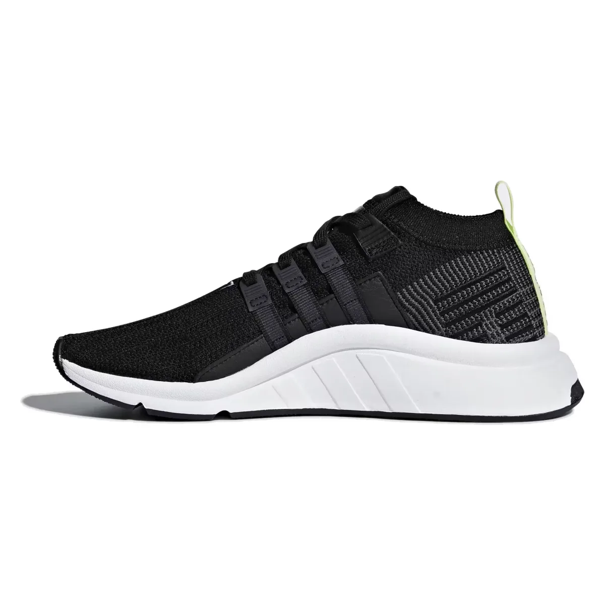 adidas EQT Support Mid ADV Primeknit Core Black Grey Five Cloud White