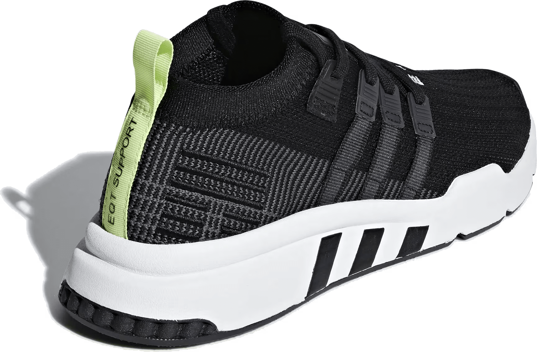 adidas EQT Support Mid ADV Primeknit Core Black Grey Five Cloud White