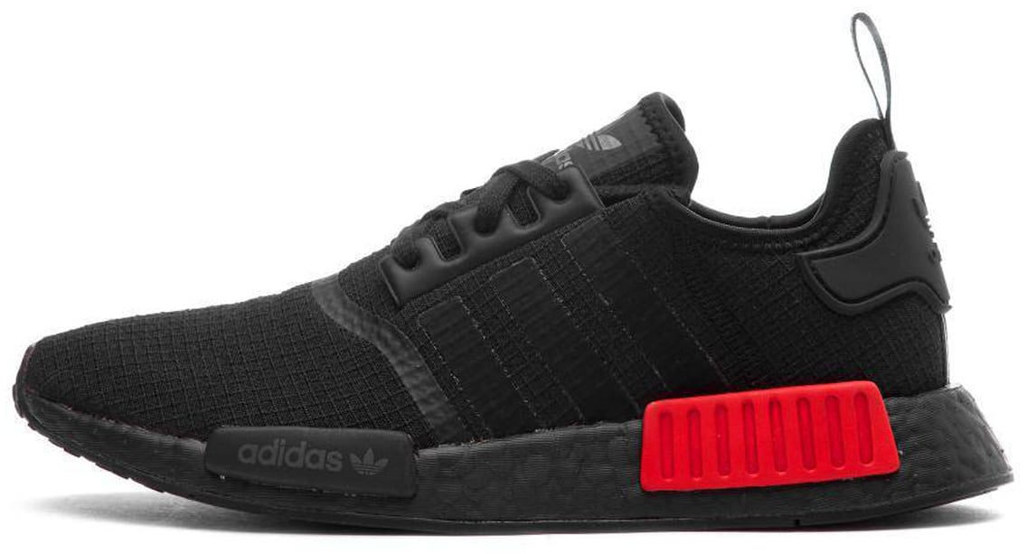 adidas NMD R1 Core Black Lush Red