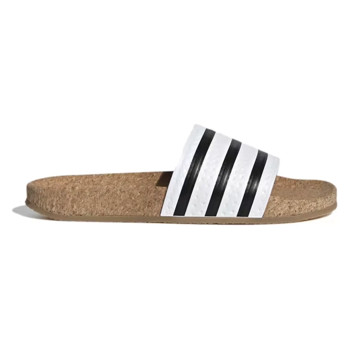 adidas Adilette Slides Cork White Black (Women's)