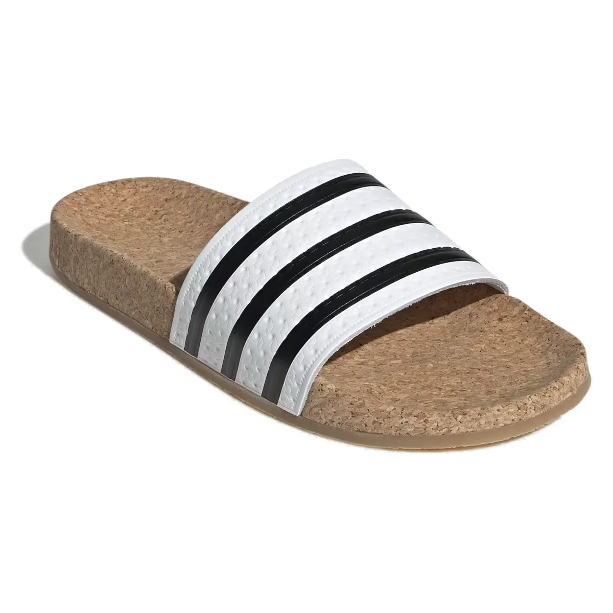adidas Adilette Slides Cork White Black (Women's)