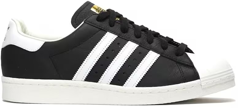 adidas Superstar Black/White-Gold Metallic