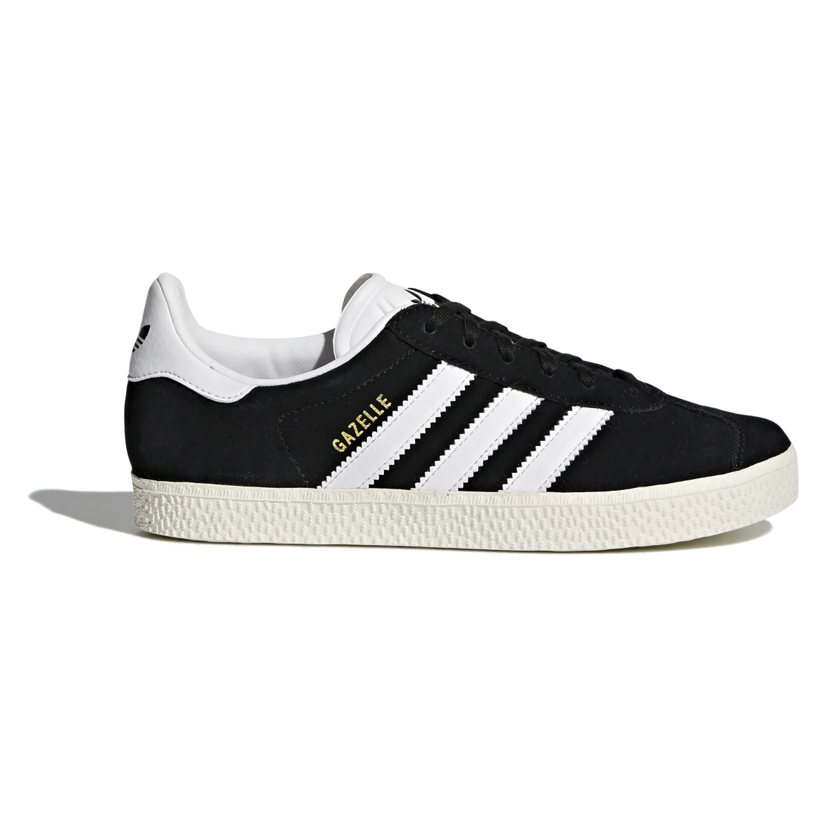adidas Gazelle Core Black Cloud White Gold Metallic (GS)