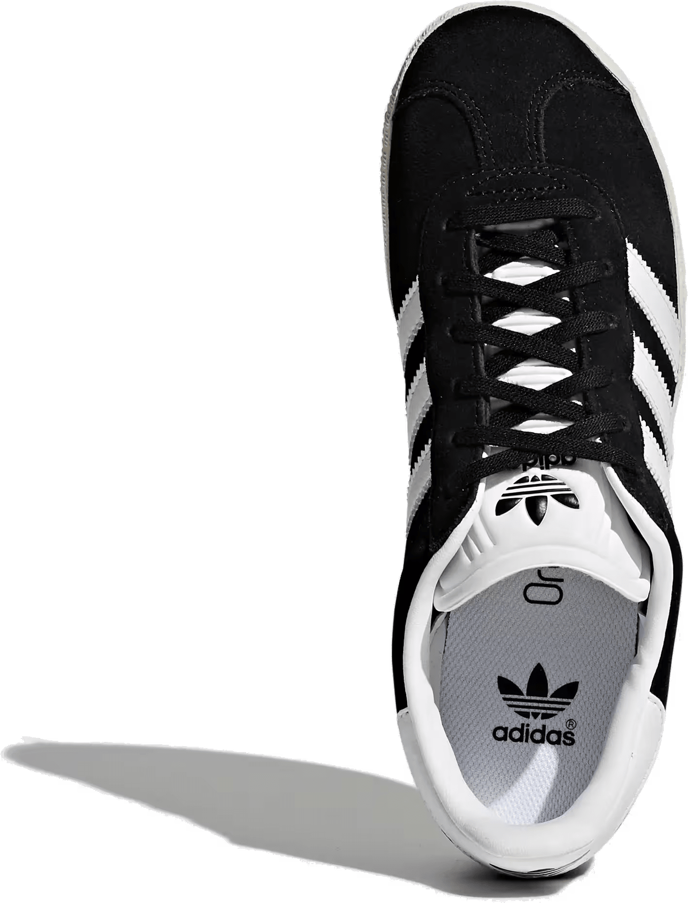 adidas Gazelle Core Black Cloud White Gold Metallic (GS)