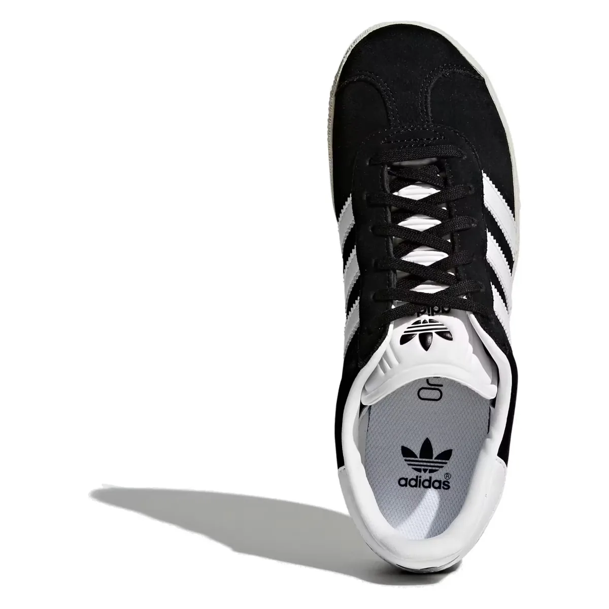 adidas Gazelle Core Black Cloud White Gold Metallic (GS)
