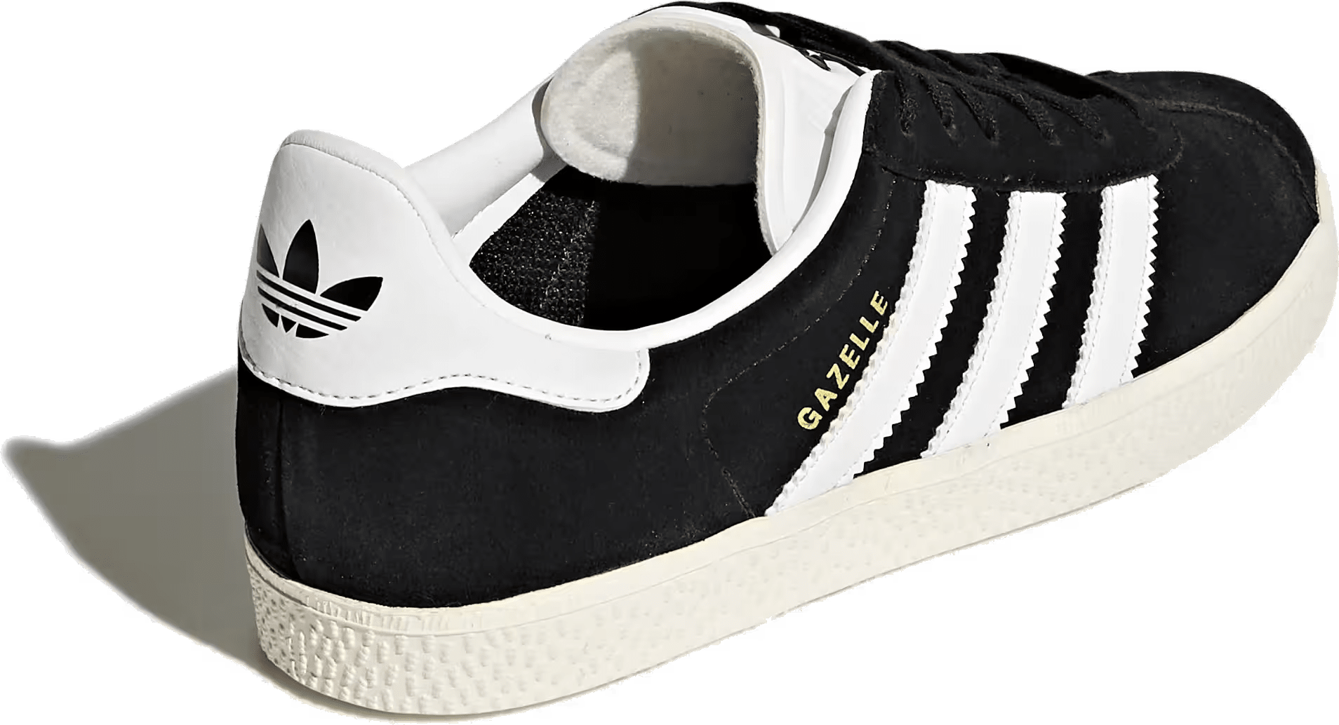 adidas Gazelle Core Black Cloud White Gold Metallic (GS)