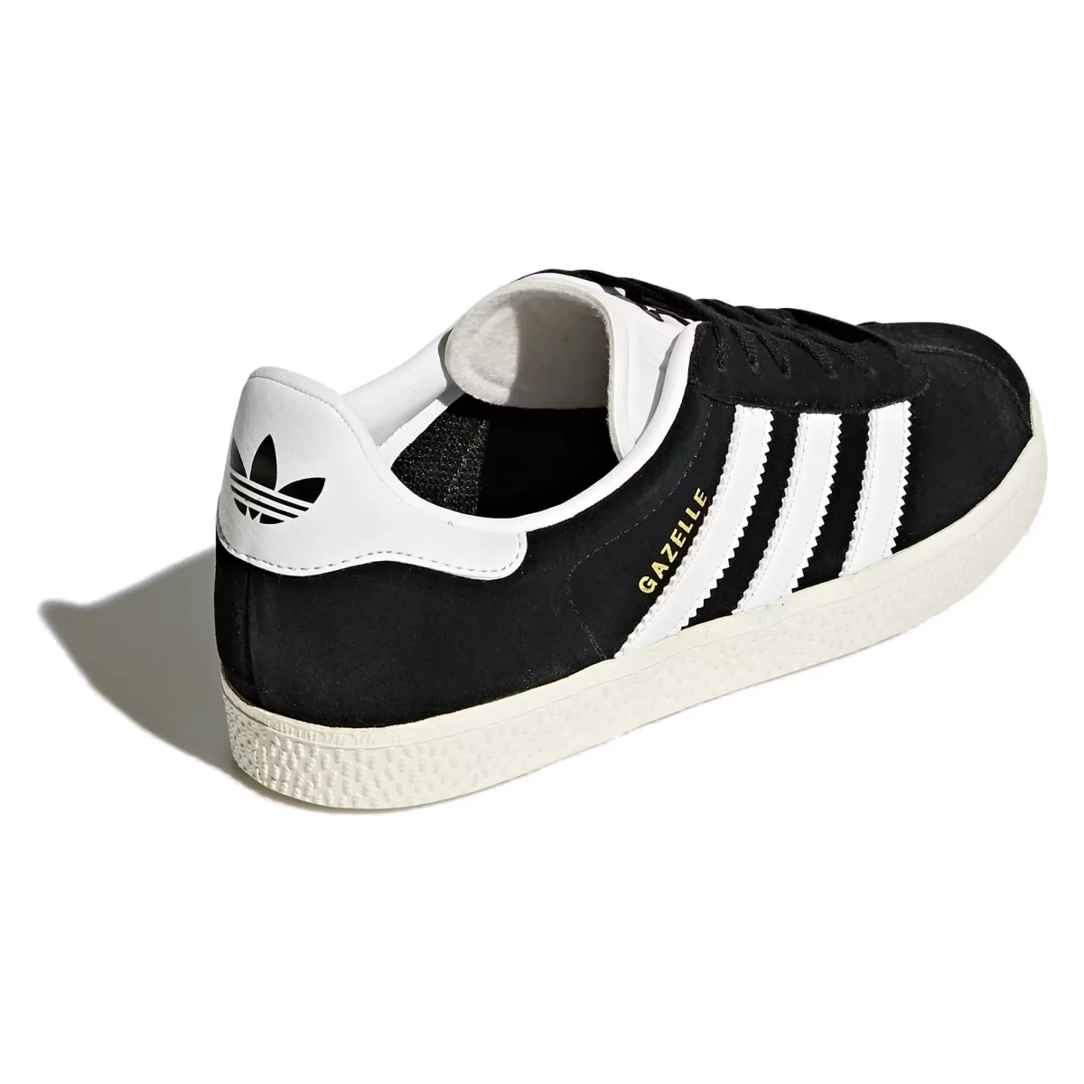 adidas Gazelle Core Black Cloud White Gold Metallic (GS)