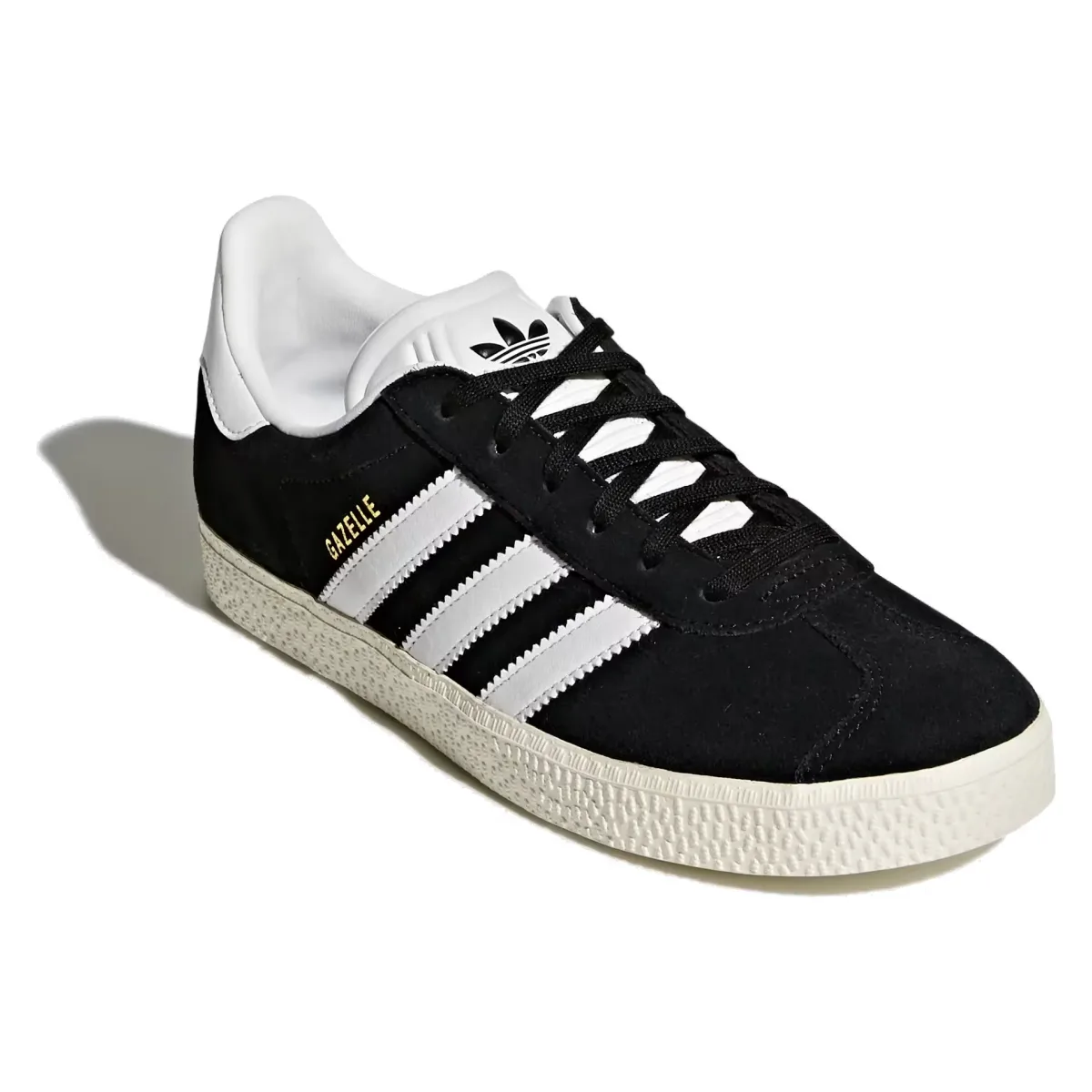 adidas Gazelle Core Black Cloud White Gold Metallic (GS)