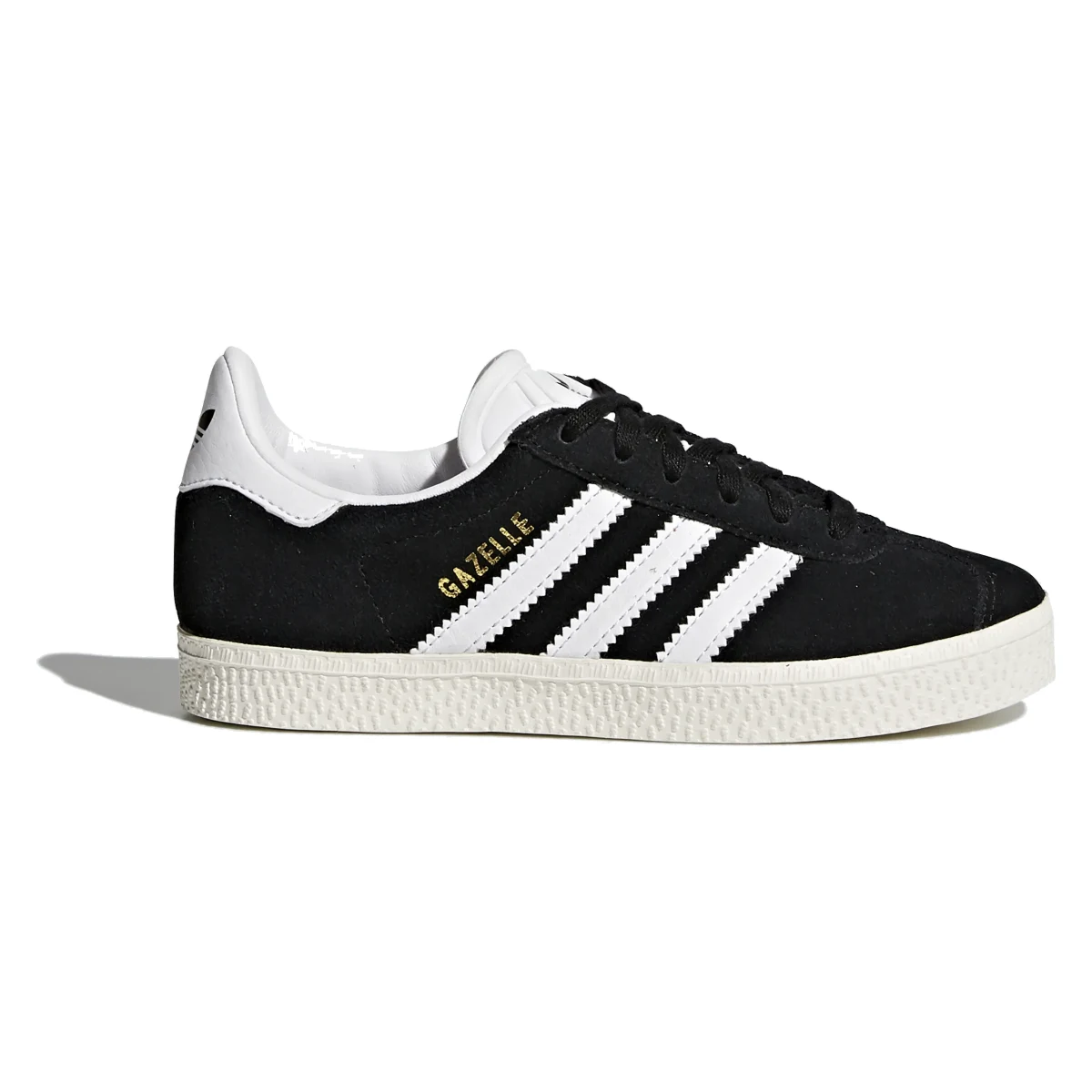 adidas Gazelle Core Black Cloud White Gold Metallic (PS)
