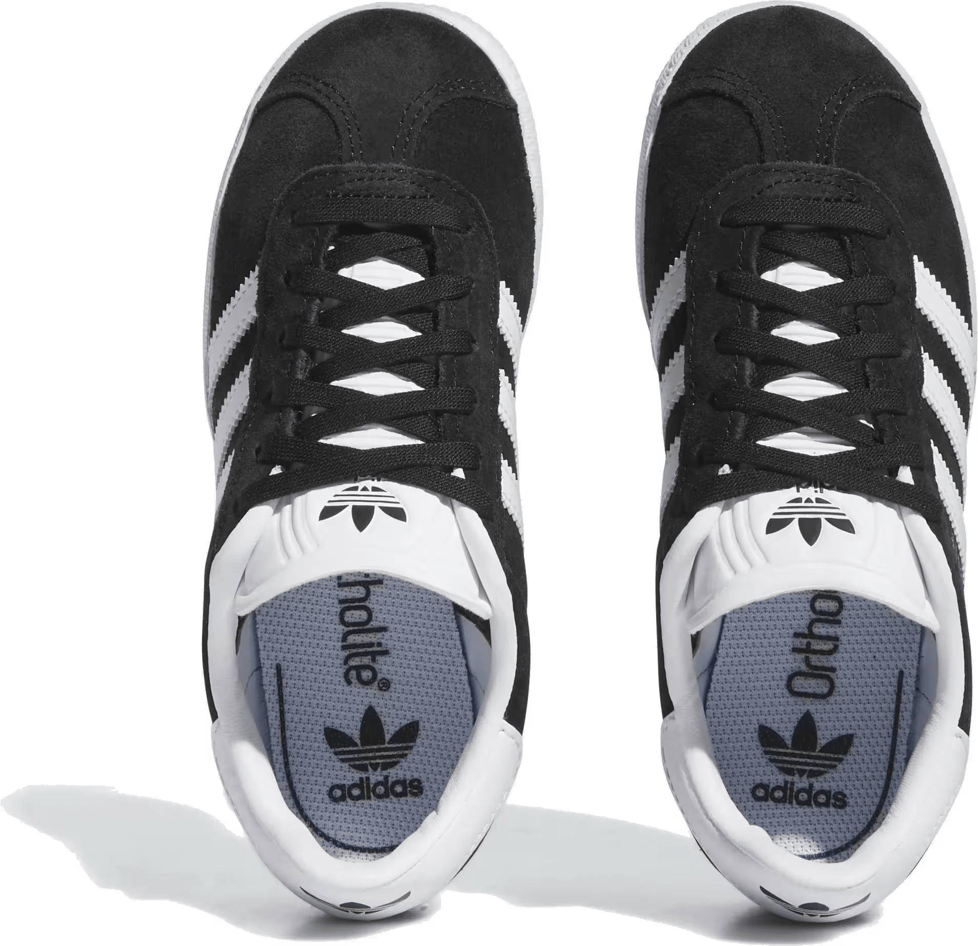 adidas Gazelle Core Black Cloud White Gold Metallic (PS)