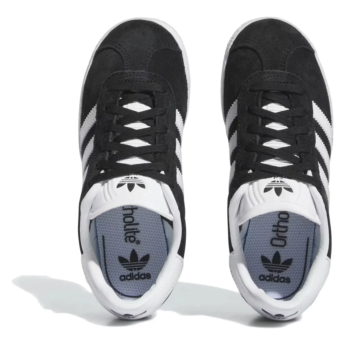 adidas Gazelle Core Black Cloud White Gold Metallic (PS)