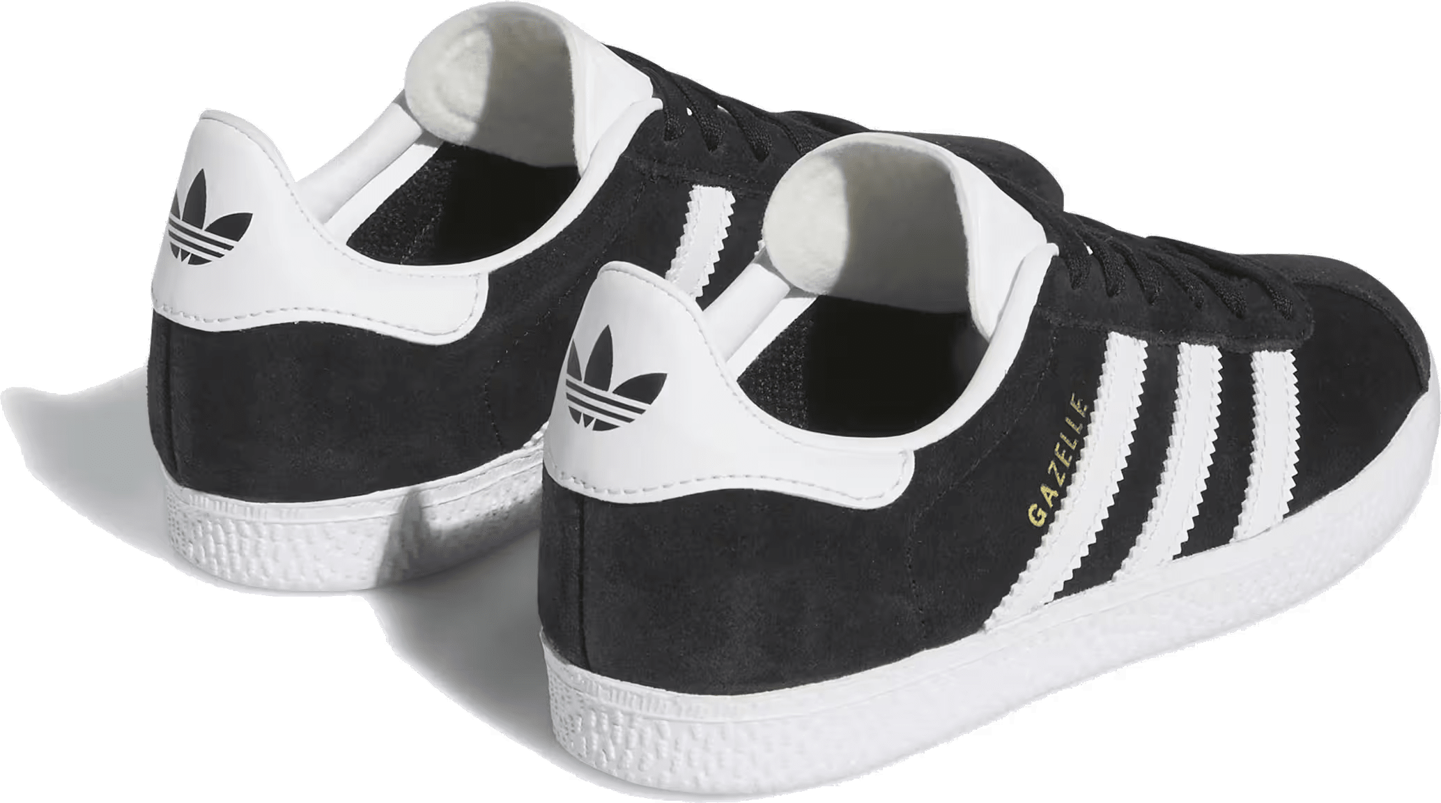 adidas Gazelle Core Black Cloud White Gold Metallic (PS)