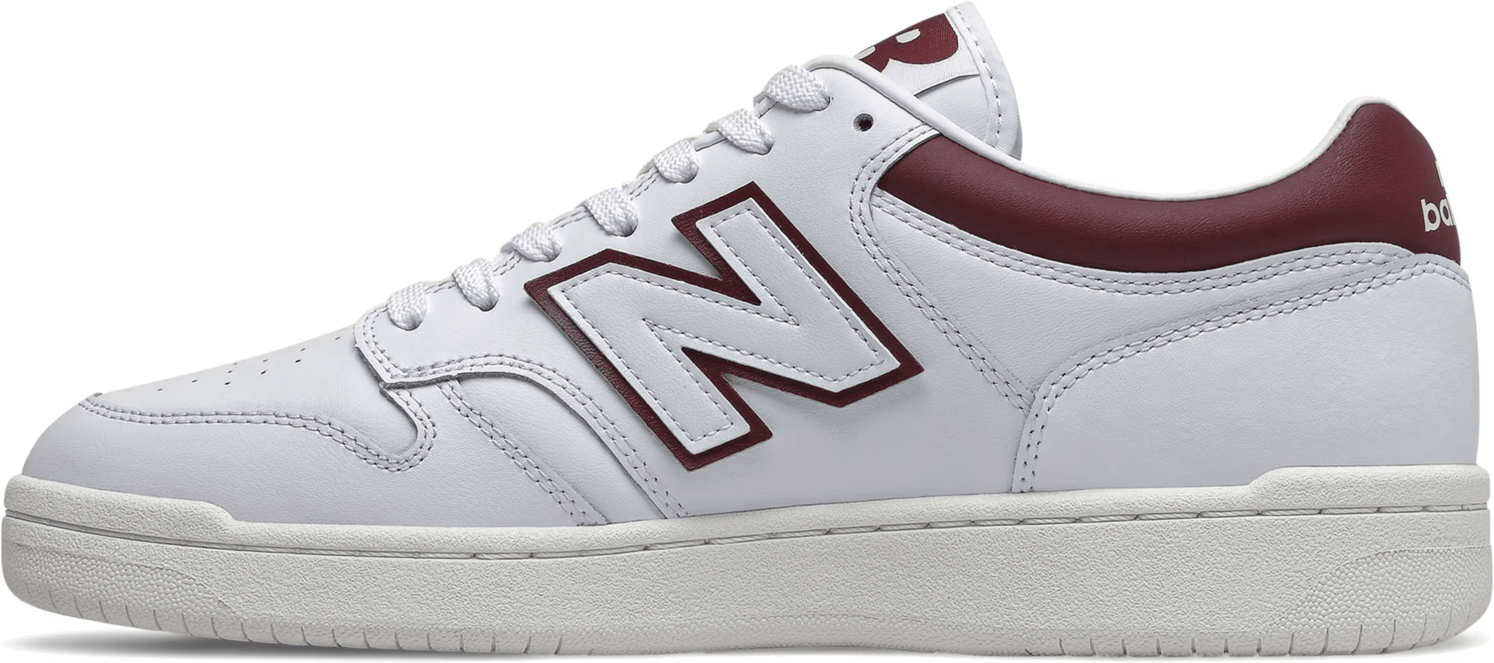 New Balance 480 White Maroon
