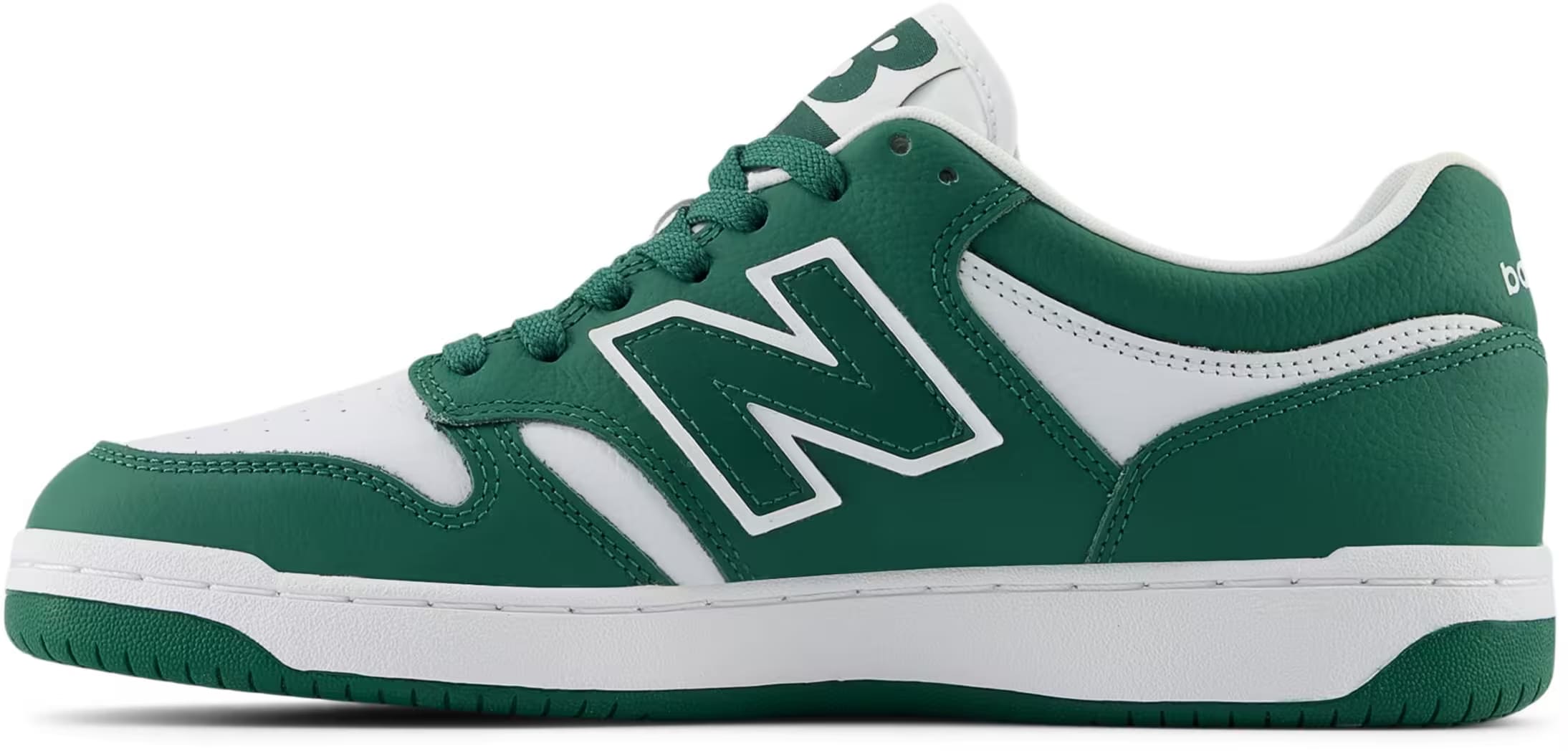 New Balance 480 Team Forest Green White