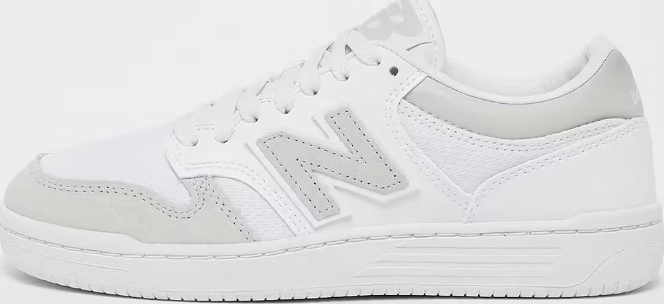 New Balance 480 White Summer Fog Grey