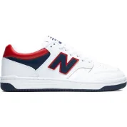 New Balance 480 White Indigo Red