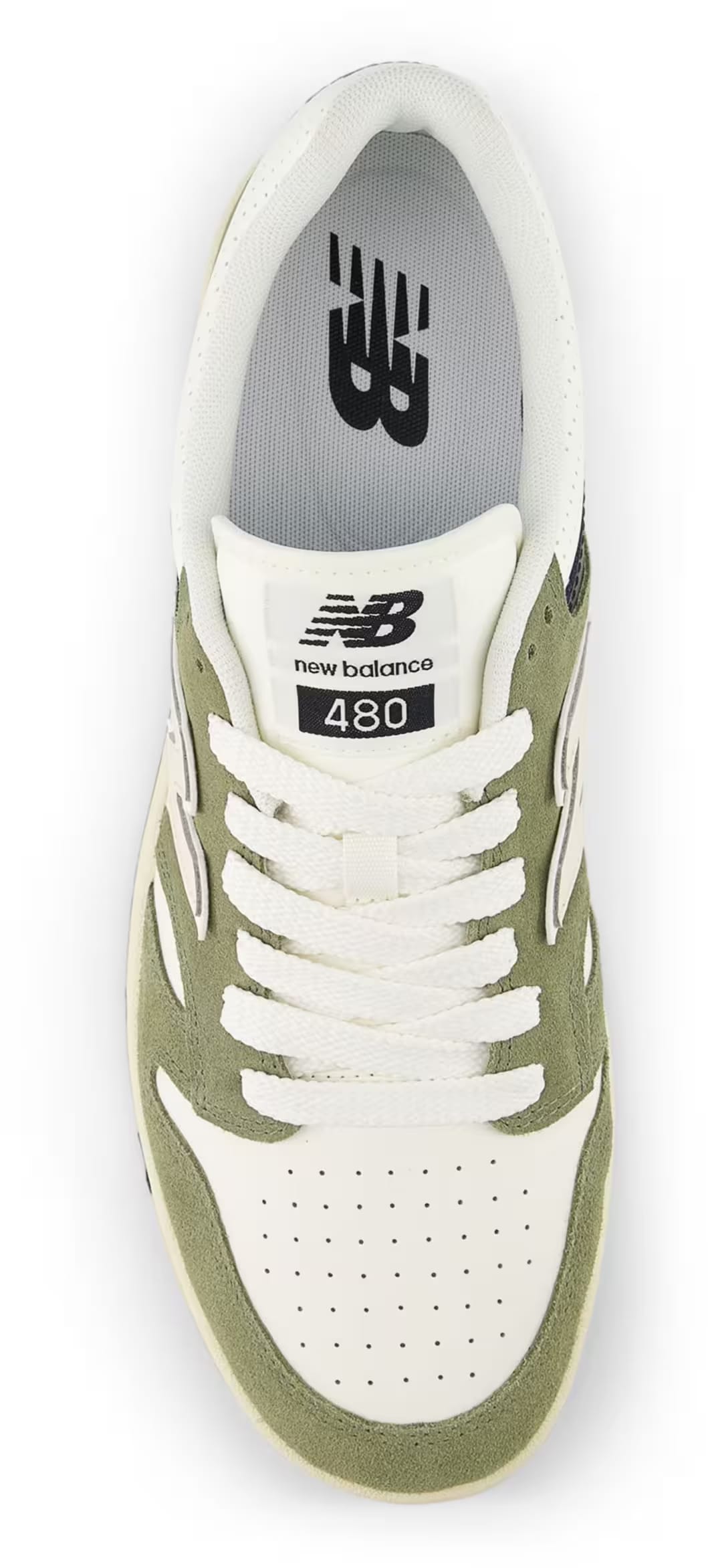 New Balance 480 Dark Olivine Sea Salt