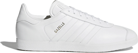 adidas Gazelle White/White-Gold Metallic
