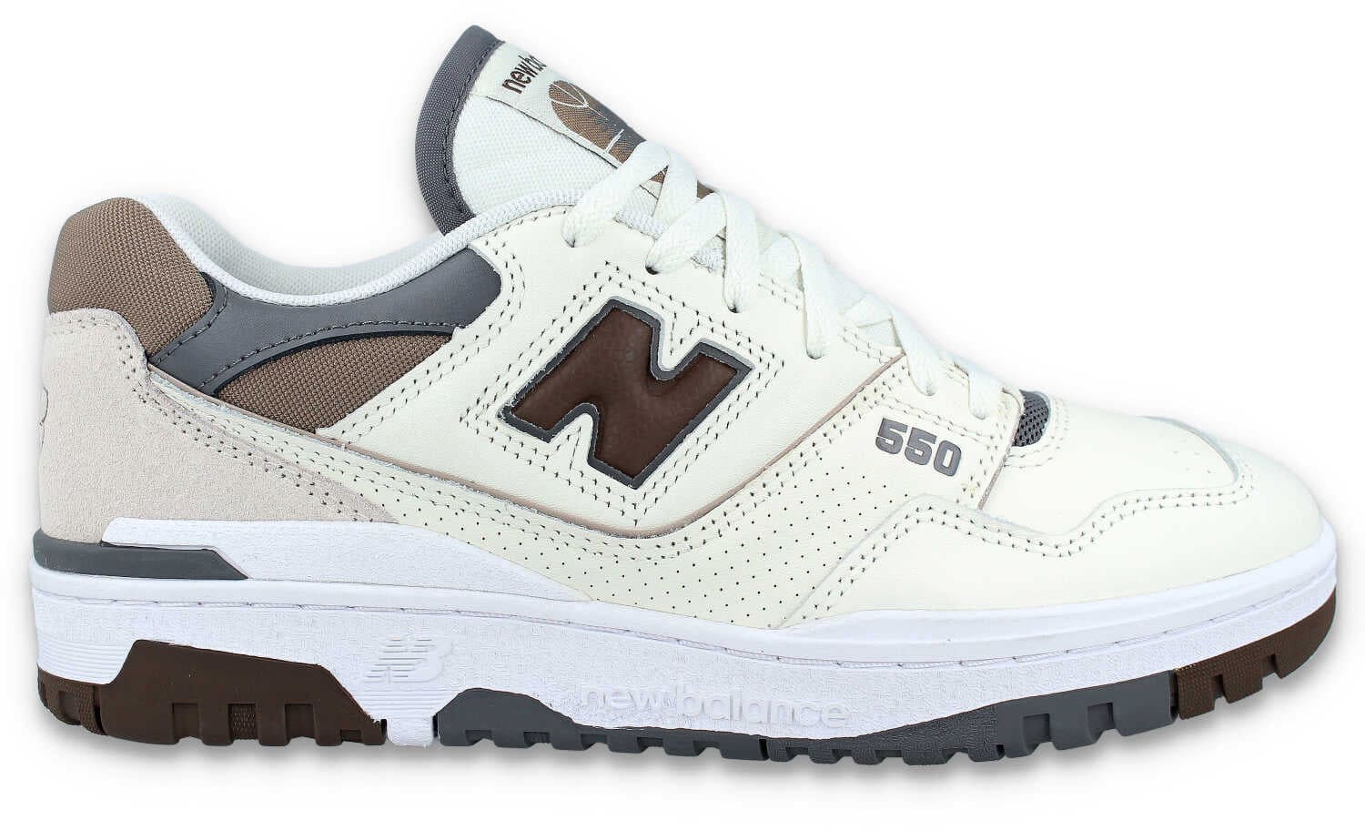 New Balance 550 Sea Salt Dark Mushroom