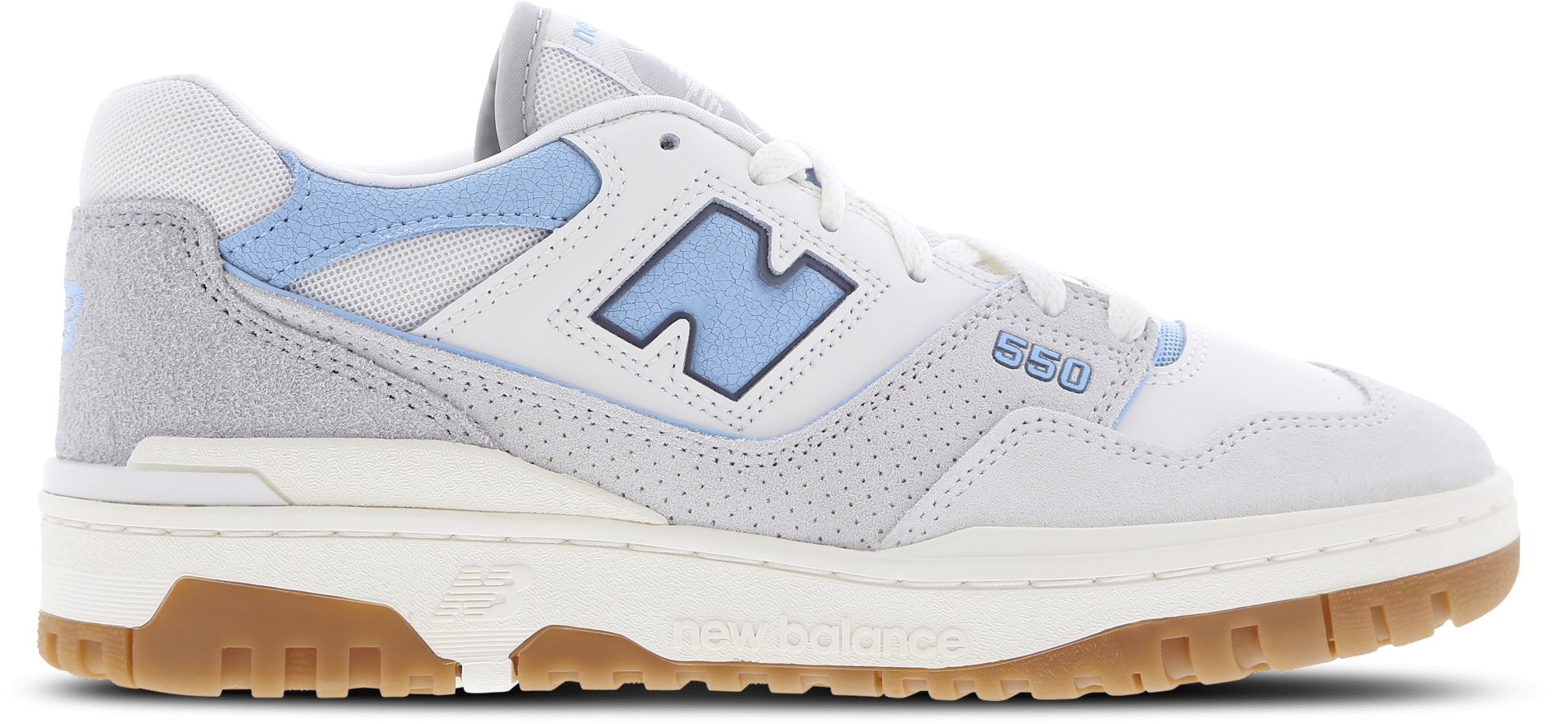 New Balance 550 White University Blue Grey Gum