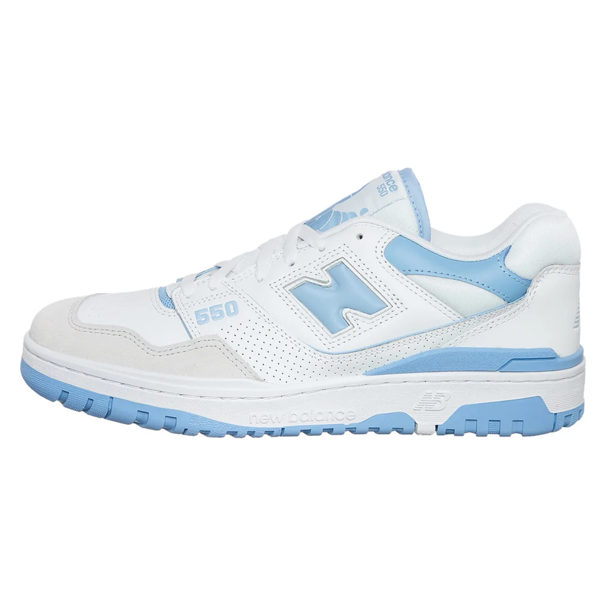 New Balance 550 White University Blue Grey Toe