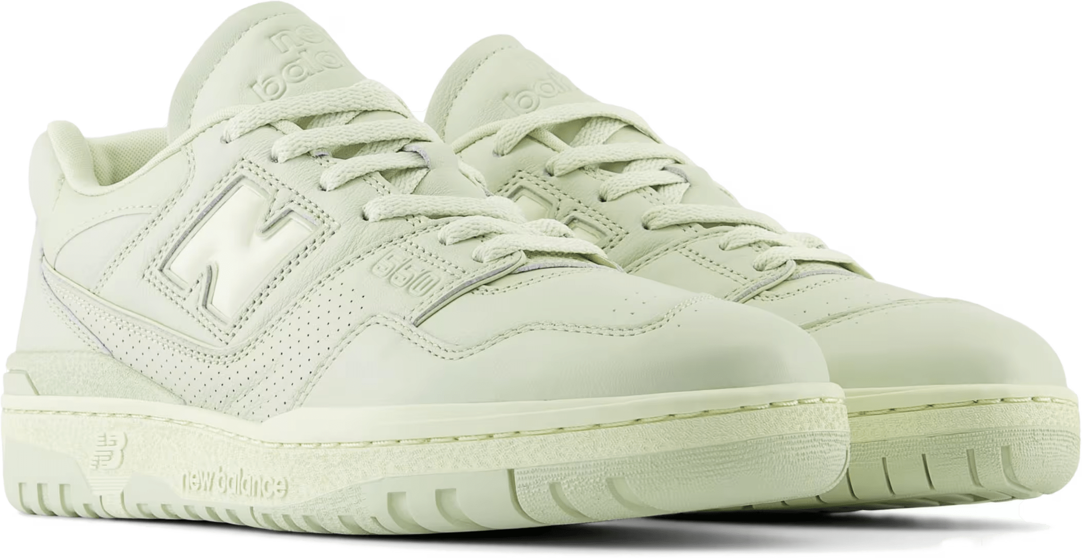 New Balance 550 Monochromatic Pack "Lichen Green"