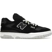New Balance 550 Suede Perforated Leather Black White
