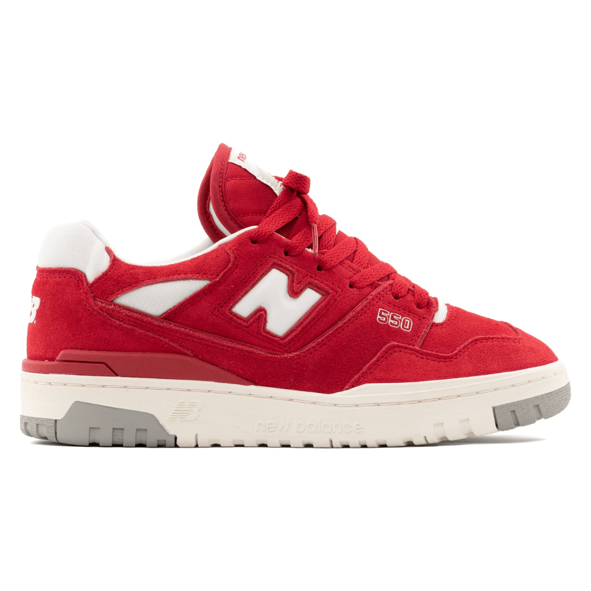 New Balance 550 Suede Pack Team Red
