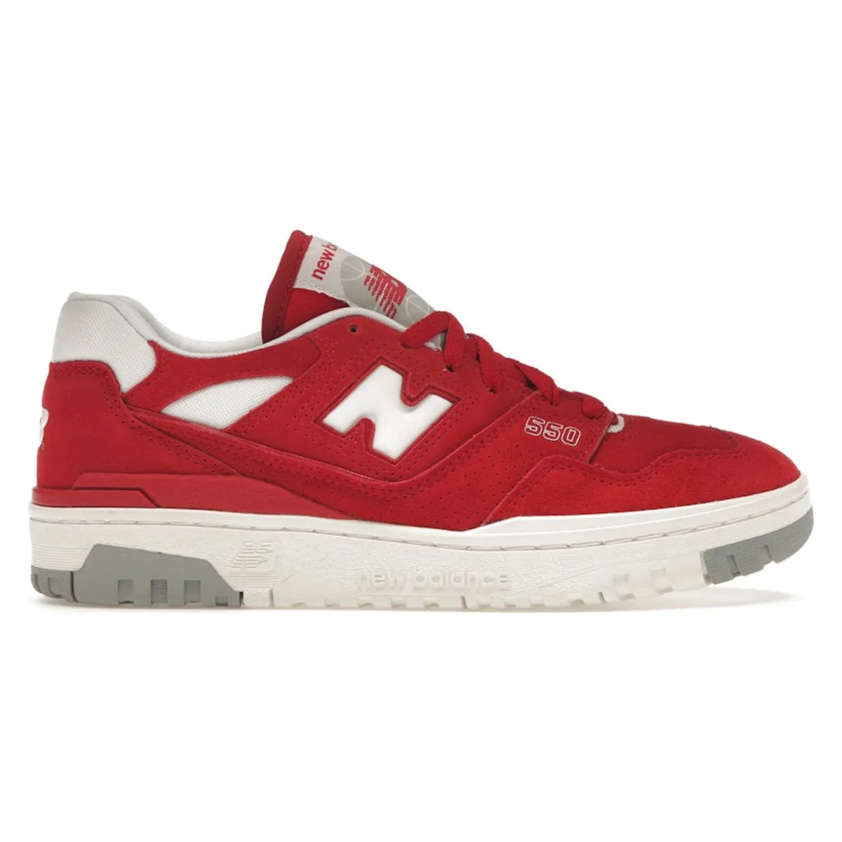 New Balance 550 Suede Pack Team Red