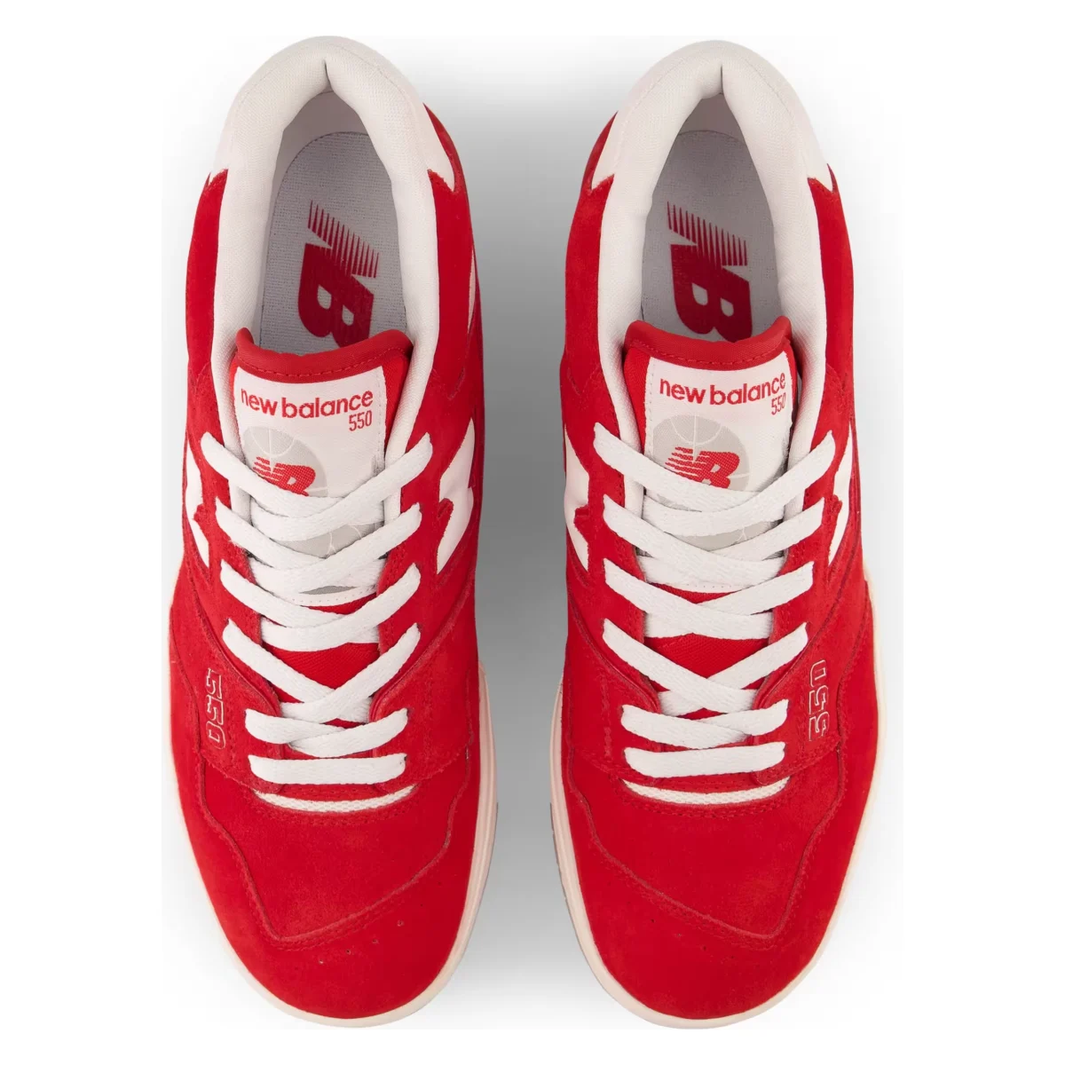 New Balance 550 Suede Pack Team Red