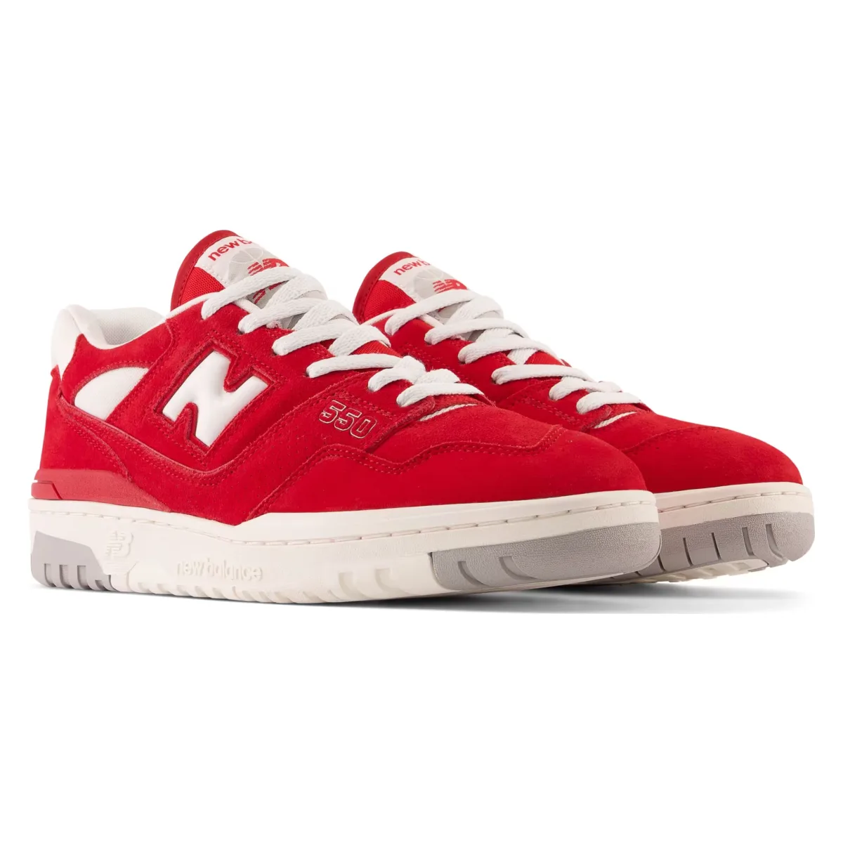 New Balance 550 Suede Pack Team Red