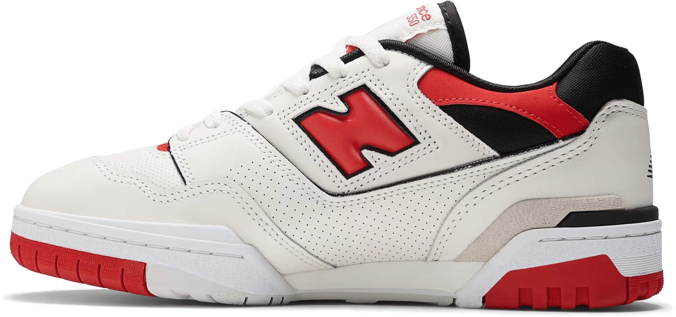New Balance 550 Sea Salt True Red