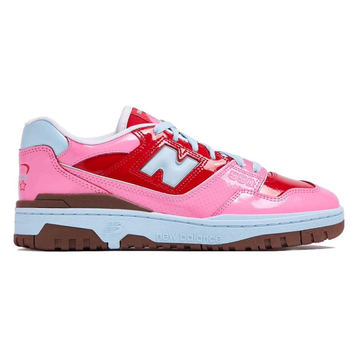 New Balance 550 Y2K Patent Leather "Red/Pink"