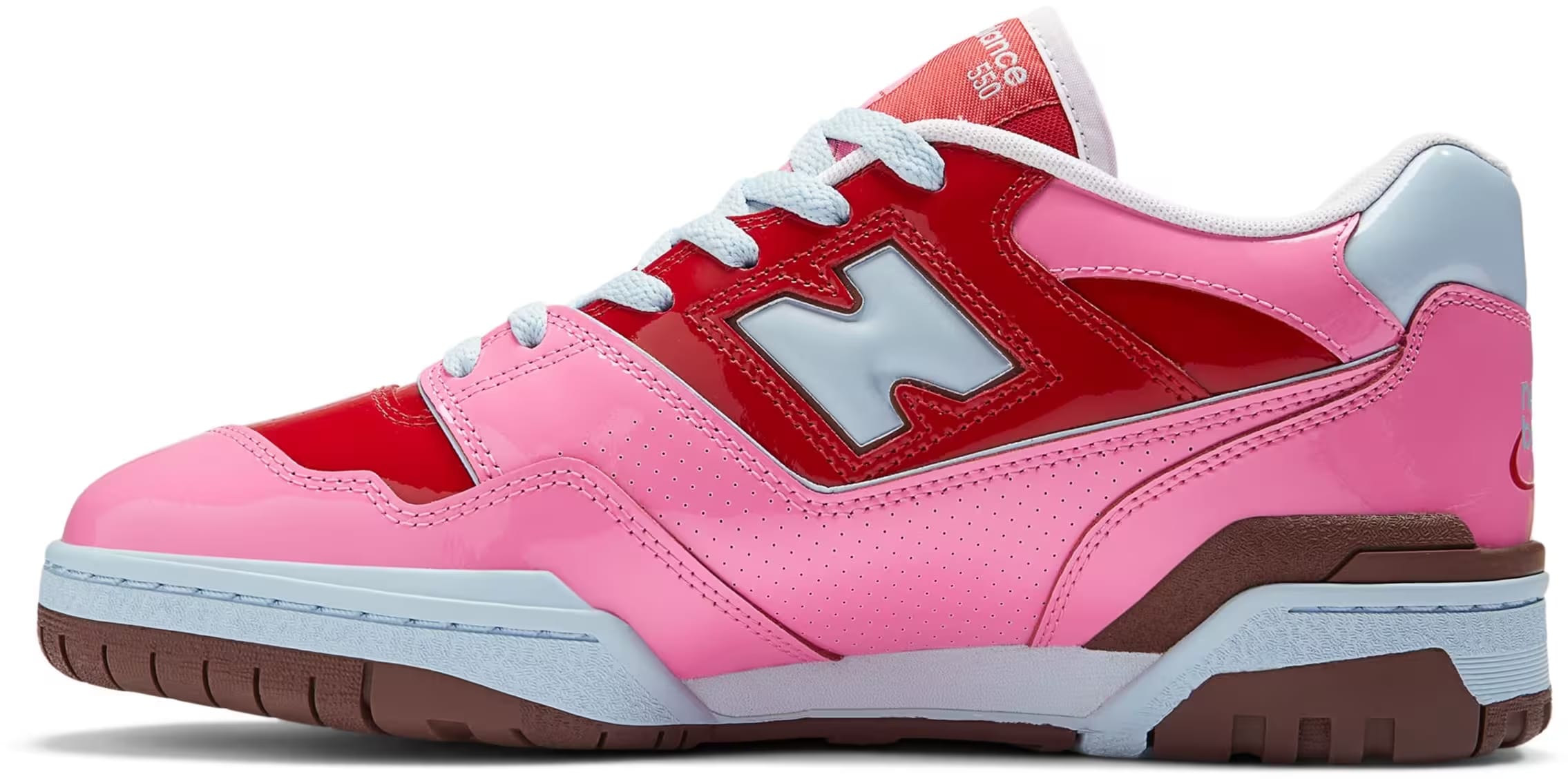 New Balance 550 Y2K Patent Leather "Red/Pink"