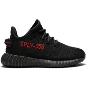 Yeezy Boost 350 V2 Baby Kids Black Red Bred Infant (I)