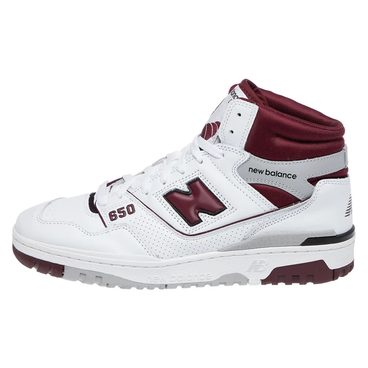 New Balance 650 White Burgundy Raincloud