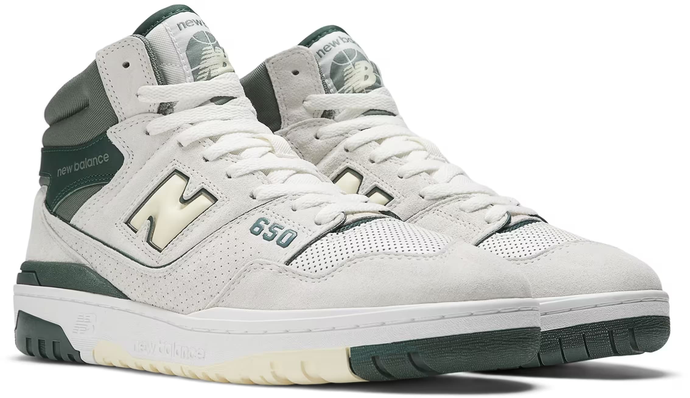 New Balance 650R Sea Salt Nightwatch Green