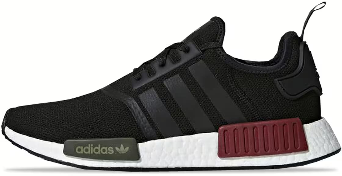 adidas NMD R1 Core Black Collegiate Burgundy