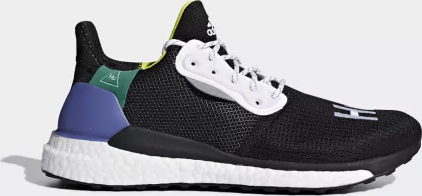 Pharrel Williams x Adidas Solar Hu Glide ST Black Sneaker Squad